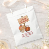 HAPPY THANKSGIVING Philippians 4:19 Manuscript Bedankzakje (Geknipt)