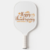 Happy Thanksgiving Pickleball Paddle (Achterkant)