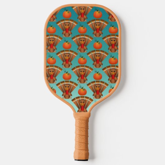 Happy Thanksgiving Pickleball Paddle (Achterkant)