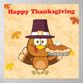 Happy Thanksgiving Pie Poster (Voorkant)