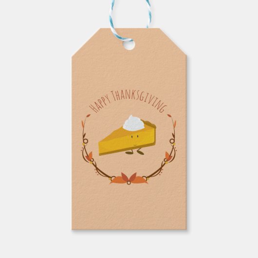 Happy Thanksgiving Pie Slice | CadeauLabel (Voorkant)