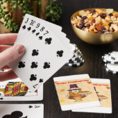 Happy Thanksgiving Pie-spelkaarten Pokerkaarten (Insitu)