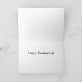 Happy Thanksgiving Pilgrim/Indian Gathering Card Feestdagen Kaart (Binnen)