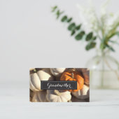 Happy Thanksgiving | Plaatsing van pompoentafels Plaatskaartje (Staand voorkant)