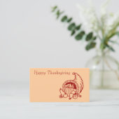 Happy Thanksgiving, Plaatskaarten Plaatskaartje (Staand voorkant)