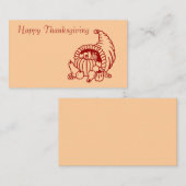 Happy Thanksgiving, Plaatskaarten Plaatskaartje (Voorkant / Achterkant)