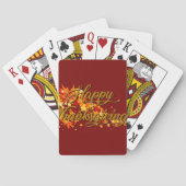 Happy Thanksgiving Pokerkaarten (Achterkant)