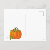 Happy Thanksgiving Pompoen Verlaat Herfst Festival Feestdagenkaart (Achterkant)