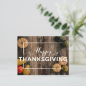 Happy Thanksgiving-pompoenen Briefkaart (Staand voorkant)