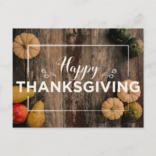 Happy Thanksgiving-pompoenen Briefkaart (Voorkant)