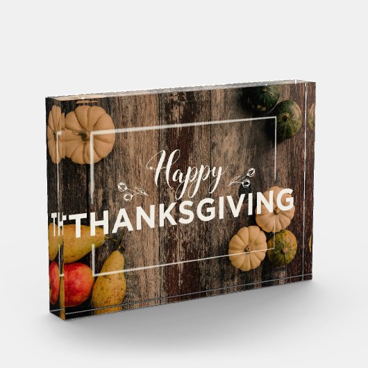 Happy Thanksgiving-pompoenen Fotoblokken (Links)