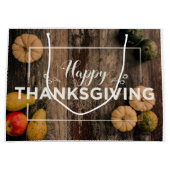 Happy Thanksgiving-pompoenen Groot Cadeauzakje (Voorkant)