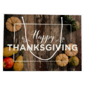 Happy Thanksgiving-pompoenen Groot Cadeauzakje (Achterkant)