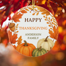 Happy Thanksgiving pompoenen herfst bladeren