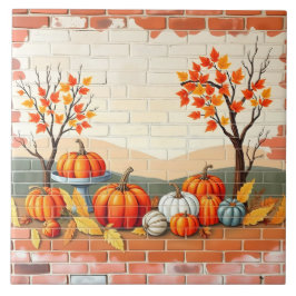 Happy Thanksgiving Popular Beautiful Fall Tegeltje