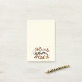 Happy Thanksgiving Post-it® Notes (Op bureau)