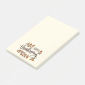 Happy Thanksgiving Post-it® Notes (Schuin)