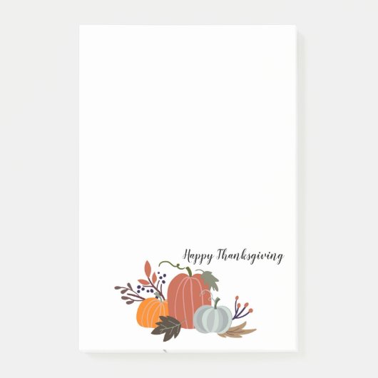 Happy Thanksgiving Post-it® Notes (Voorkant)