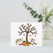 Happy Thanksgiving Post Kaart (Staand voorkant)