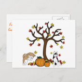 Happy Thanksgiving Post Kaart (Voorkant / Achterkant)