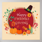 Happy Thanksgiving Poster (Voorkant)