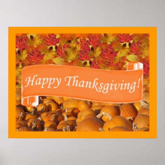 Happy Thanksgiving Poster (Voorkant)