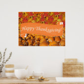 Happy Thanksgiving Poster (Keuken)