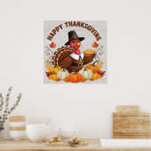 Happy Thanksgiving Poster (Keuken)