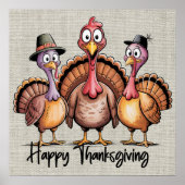 Happy Thanksgiving Poster (Voorkant)