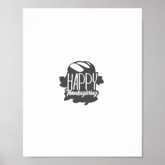 happy thanksgiving poster (Voorkant)