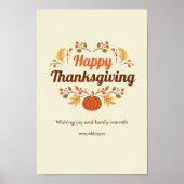 Happy Thanksgiving Poster (Voorkant)