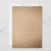 Happy Thanksgiving Pumpkin Glitter Uitnodiging (Achterkant)