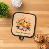 Happy Thanksgiving Pumpkin Harvest Design Pannenlap (Top down)