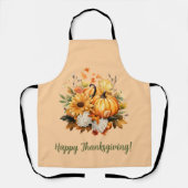 Happy Thanksgiving Pumpkin Harvest Design Schort (Voorkant)