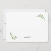 Happy Thanksgiving Pumpkin Kaart (Achterkant)