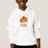 Happy Thanksgiving Pumpkin met Petten en vertrekke (Voorkant)
