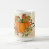 Happy Thanksgiving Pumpkin-Mok Koffiemok (Center)