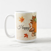 Happy Thanksgiving Pumpkin-Mok Koffiemok (Links)