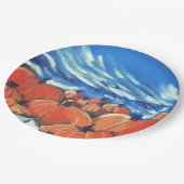 Happy Thanksgiving Pumpkin Patch Papieren Bordje (Gekanteld)