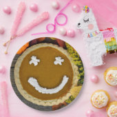 Happy Thanksgiving Pumpkin Pie Papieren Bordje (Feest)