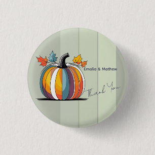 Happy Thanksgiving Pumpkin Ronde Button 3,2 Cm