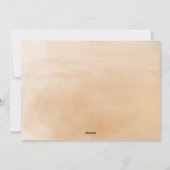 Happy Thanksgiving Pumpkin-zonnebloemen botanisch Feestdagenkaart (Achterkant)