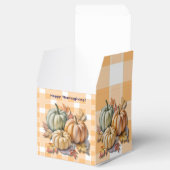 Happy Thanksgiving Pumpkins & Autumn Leaves Bedankdoosjes (Geopend)