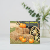 Happy Thanksgiving Pumpkins Briefkaart (Staand voorkant)
