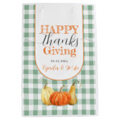 Happy Thanksgiving Pumpkins Medium Cadeauzakje (Voorkant)