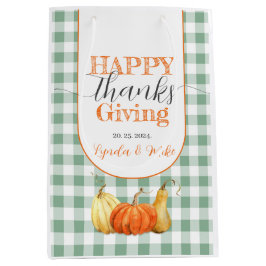 Happy Thanksgiving Pumpkins Medium Cadeauzakje