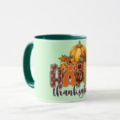Happy Thanksgiving Pumpkins Mok (Voorkant links)