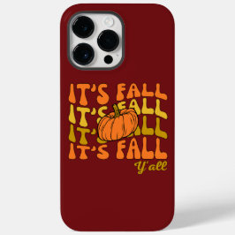 Happy Thanksgiving Quote Het is Herfst Y'all Case-Mate iPhone 14 Pro Max Hoesje
