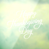 Happy Thanksgiving Raamsticker (Vel 3)