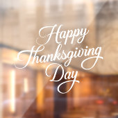 Happy Thanksgiving Raamsticker (Vel 2)